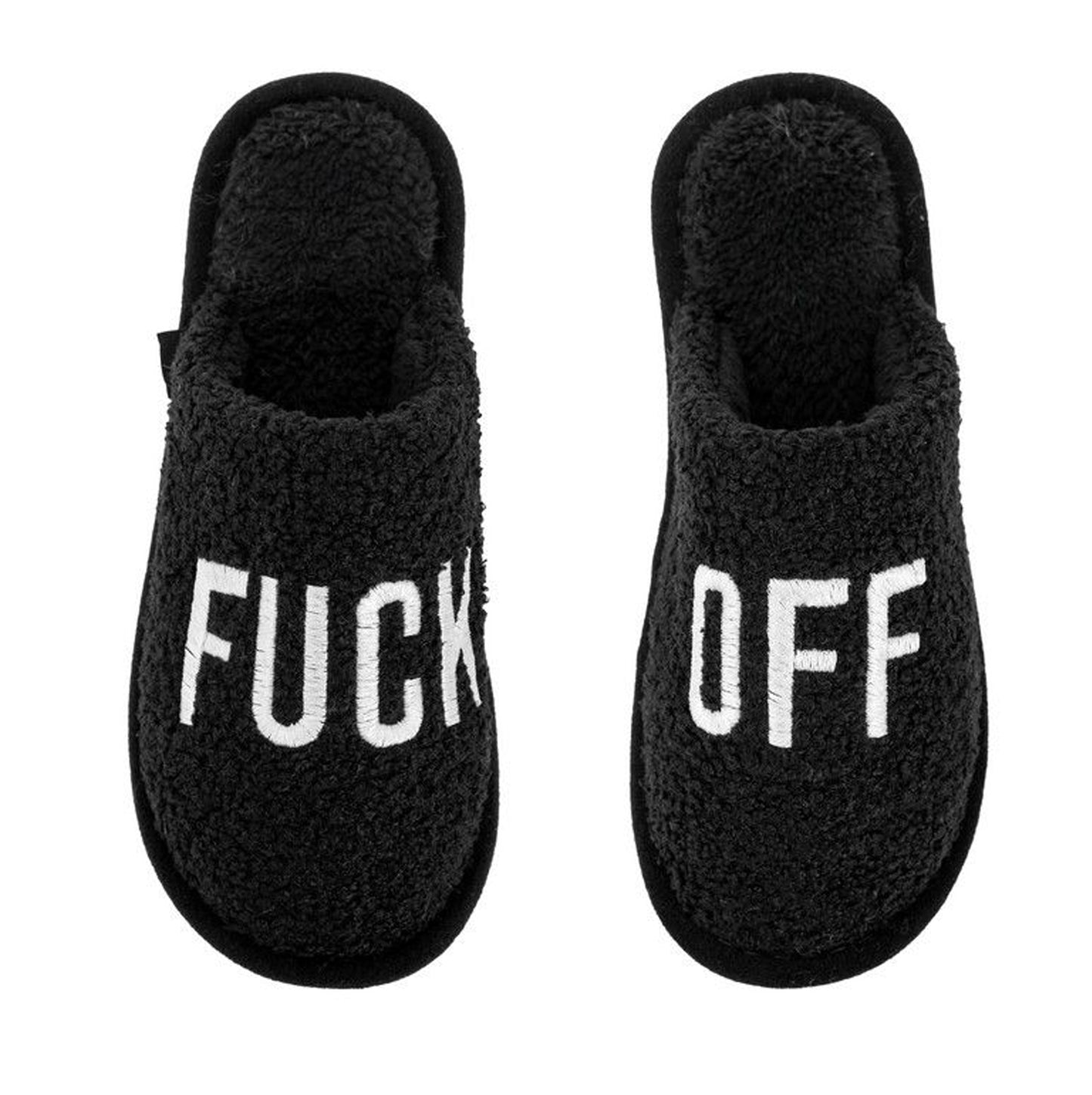 
                  
                    Chaussons noirs FUCK OFF
                  
                