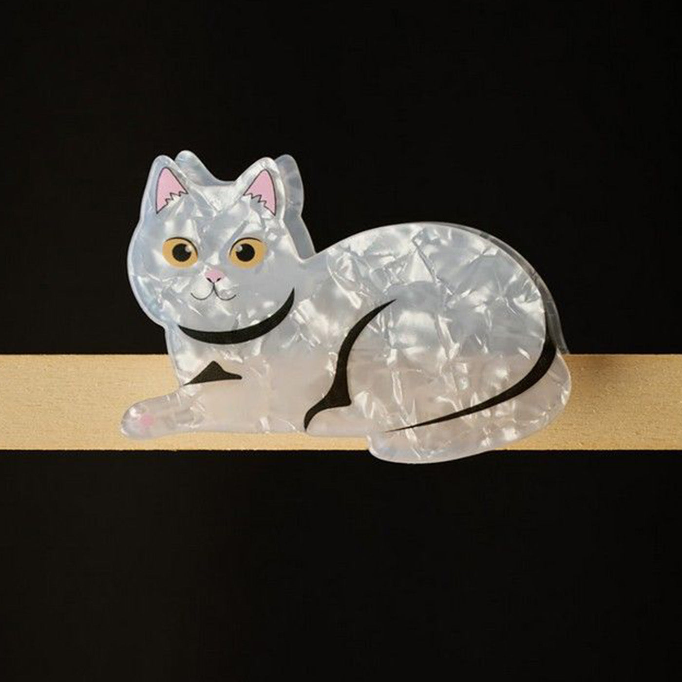 
                  
                    Pince à cheveux chat blanc
                  
                