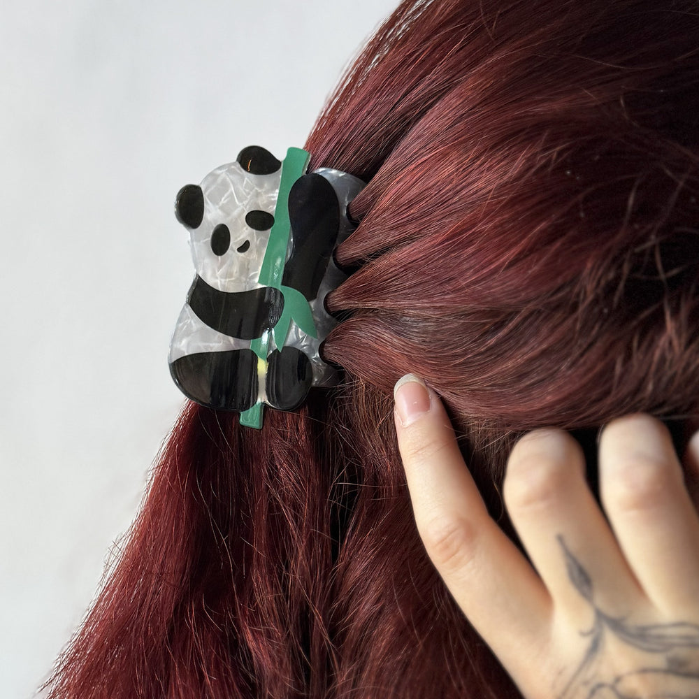 Pince à cheveux panda
