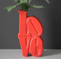Vase rouge LOVE
