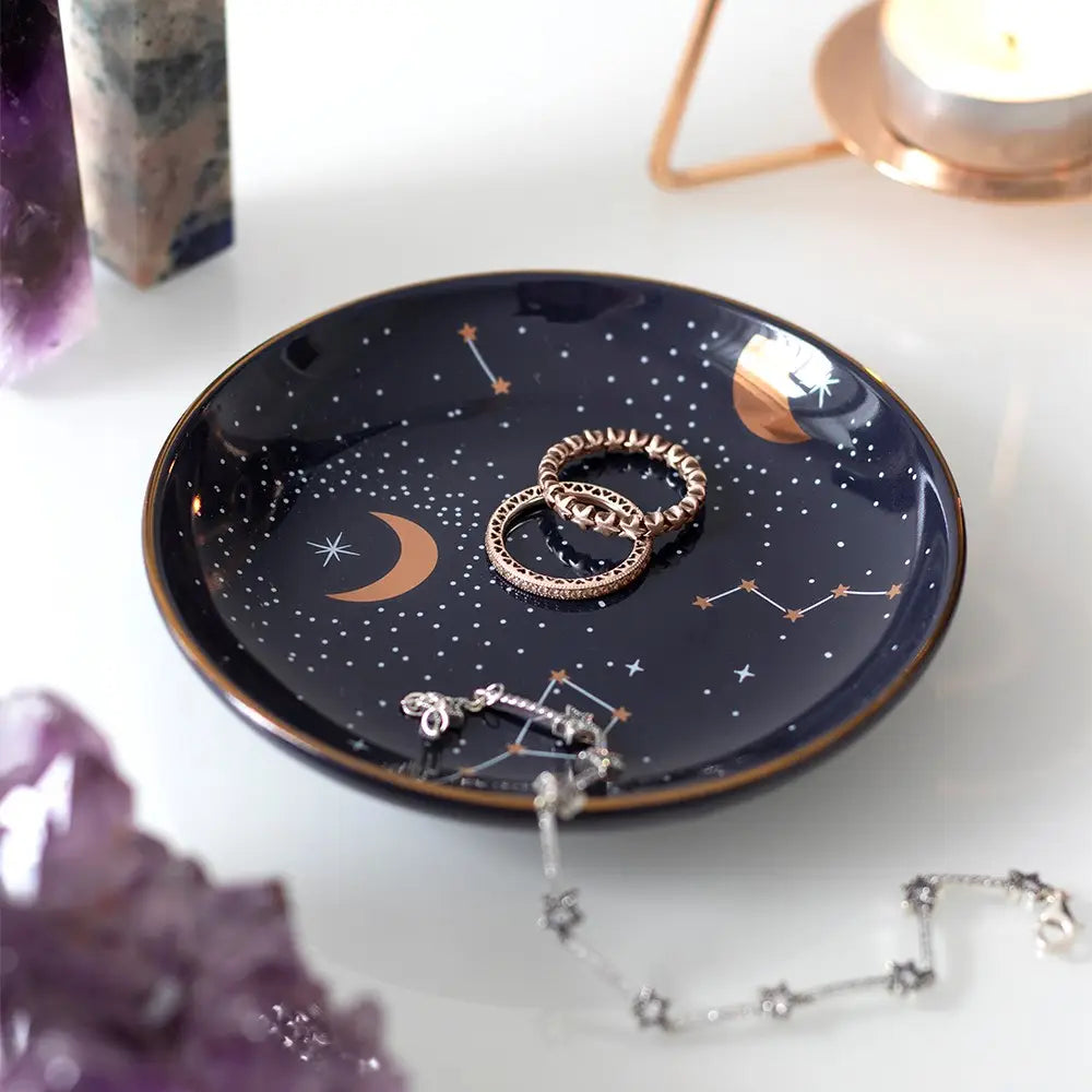 coupelle à bijoux en céramique constellation